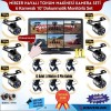 Bawerlink BW-9160DVR 10"Inç Monitor 6 Kameralı Ahd Beyaz Ledli 1080P Mibzer Kayıtlı Kamera seti