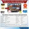 Bawerlink BW-9160DVR 10"Inç Monitor 6 Kameralı Ahd Beyaz Ledli 1080P Mibzer Kayıtlı Kamera seti