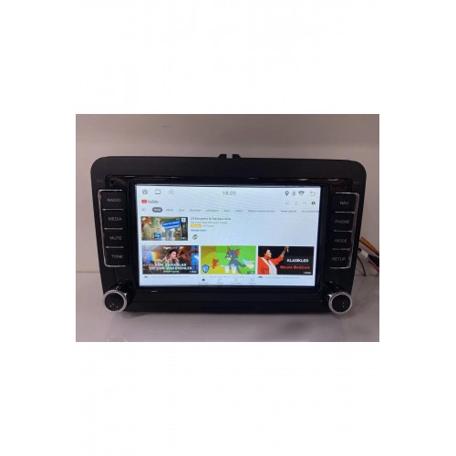 Bawerlink Volkswagen 7 İnç Android CarPlay Multimedya Teyp - 2GB RAM, 32GB Hafıza