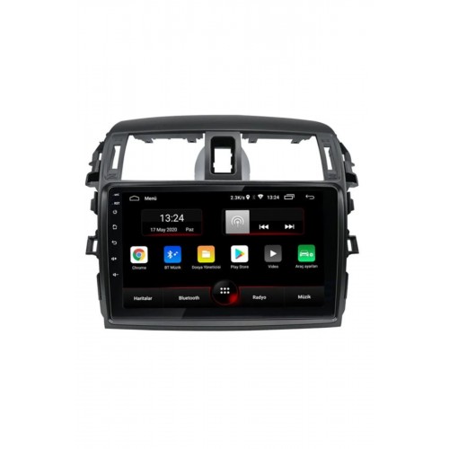 Toyota Corolla 2006-2013 Android 12 Multimedya Carplay 2/32GB 9 İnç HD IPS Ekran Park Kameralı