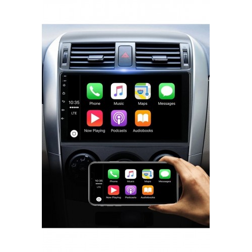 Toyota Corolla 2006-2013 Android 12 Multimedya Carplay 2/32GB 9 İnç HD IPS Ekran Park Kameralı