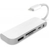 Concord BYL-9109L Lightning To USB +Kart Okuyucu (Sd/tf)+ Şarj + 3.5mm Aux Dönüştürücü