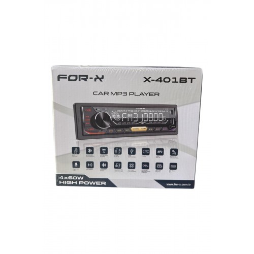 For-X X-401BT OTO TEYP 2025 YENİ MODEL