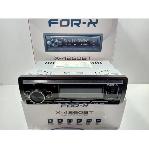 For-x X-4260BT 4x60w Bluetoothlu 7 Renk Oto Teyp
