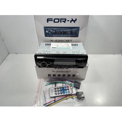 For-x X-4260BT 4x60w Bluetoothlu 7 Renk Oto Teyp