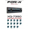 For-X X-7350-FM-USB-MP3-BT5.1-4X60W-3 ANFİ ÇIKIŞLI-APP KONTROL-SESLİ KOMUTLU OTO TEYP
