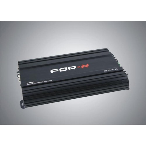 FOR-X X-750.1 3000 W LPF ve BASS KONTROLLÜ PROFOSYONEL OTO ANFİ