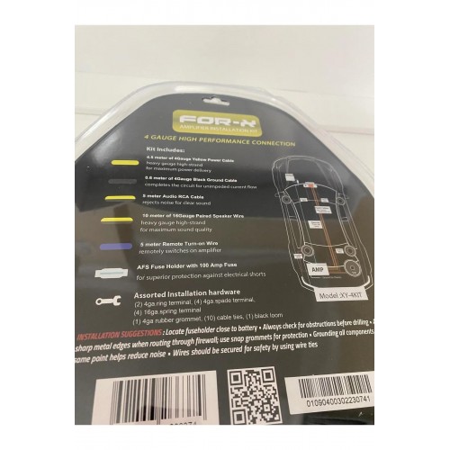 For-X Xy-4kit 4ga Kablo Seti Sarı