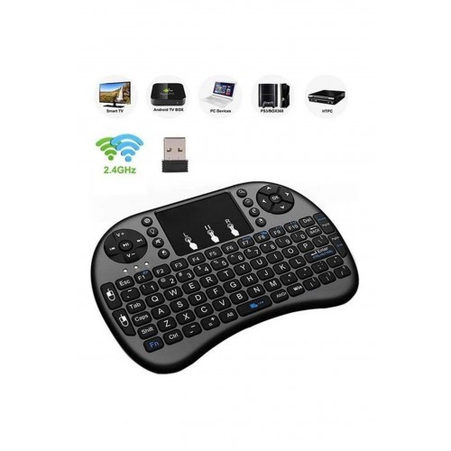 Gomax Kablosuz Bluetooth Smart TV Box Uyumlu Türkçe Mini Klavye
