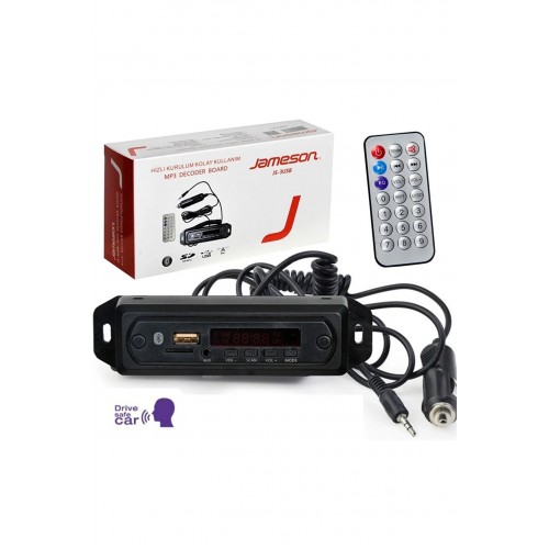 Jameson Js-6usb Oto Teyp Çevirici Bord Usb/fm/aux Bluetooth Konuşmalı 12v 