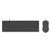 Lenovo Lecoo CM101 USB Kablolu Q Klavye - Mouse Set Siyah