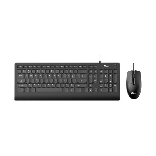 Lenovo Lecoo CM103 USB Kablolu Q Klavye - Mouse Set Siyah