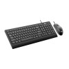 Lenovo Lecoo CM103 USB Kablolu Q Klavye - Mouse Set Siyah