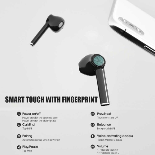 Lenovo QT83 Bluetooth 5.0 Kulak İçi Kulaklık Siyah