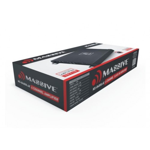 MASSIVE MS-B4800.4K 4000 Watt 4 KANAL OTO ANFİ
