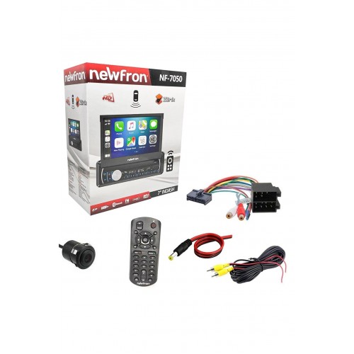 Newfron Oto Teyp Indash 7 4X50W Androıd Bt/usb/sd/fm/aux/gps 3gb Ram 16GB Hafıza Kameralı Newfron NF-AN7010