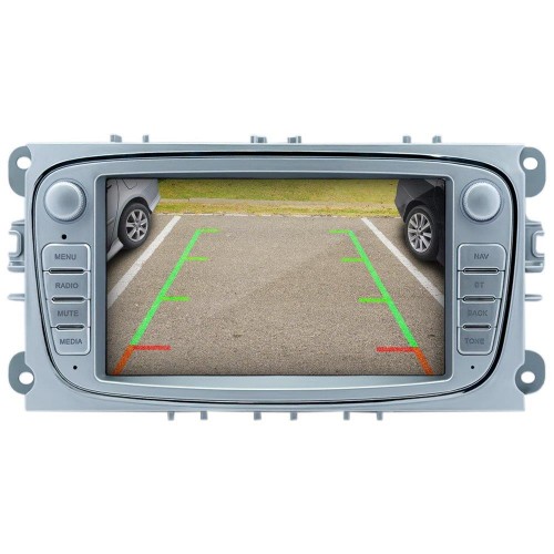 NOİSER Ford Connect-Mondeo-Focus Oval Gri Android Multimedya Teyp T5 - 4GB RAM, 64GB Hafıza