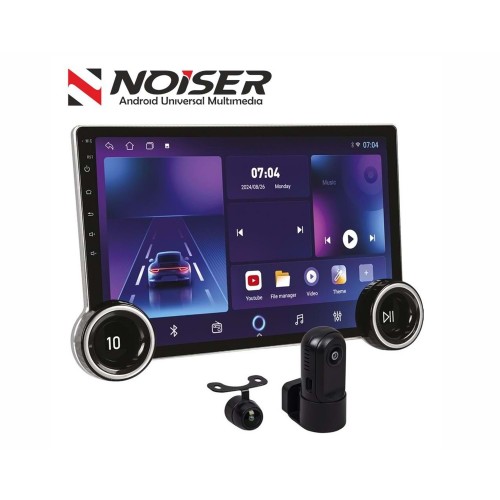 Noiser NS-1030 10,1" Inç Androıd 13 A133 4+64 Gb Diamond K+Carplay 2x Kameralı Multimedıa