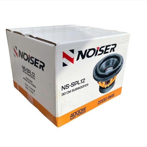 Noiser NS-SPL12 30cm Subwoofer | 4000W Max - 2000W RMS | 4 Ohm