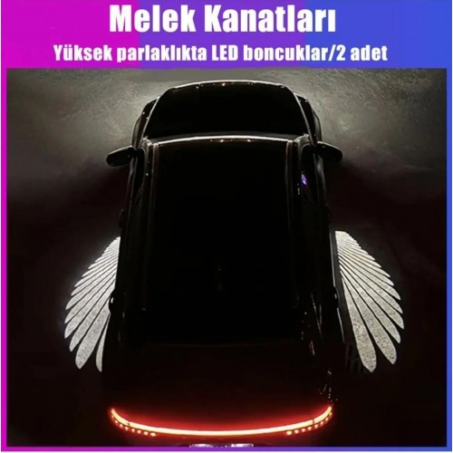 Universal Ayna Altı Angel Led Gündüz Farı | Melek Kanat Beyaz Işık | Oto Araç İçin Uyumlu