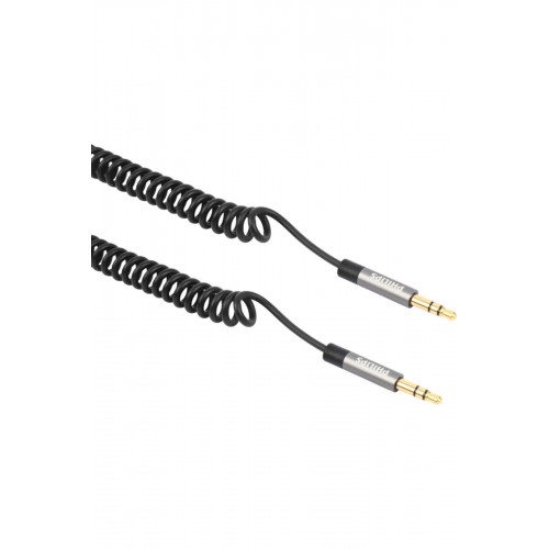 Philips SWR2102/93 3.5 mm Jack Spiral Aux Ses Kablosu - 1 M