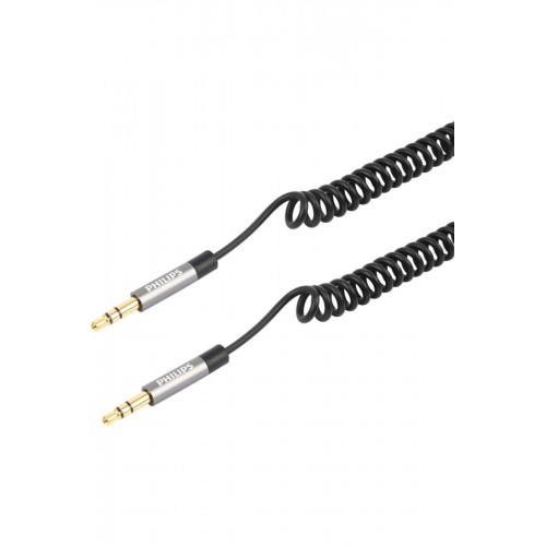 Philips SWR2102/93 3.5 mm Jack Spiral Aux Ses Kablosu - 1 M