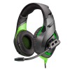 RAMPAGE RM-K7 MAGNIFIC 7.1 SURROUND SOUND SYSTEM USB OYUNCU MİKROFONLU KULAKLIK YEŞİL