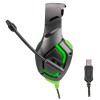 RAMPAGE RM-K7 MAGNIFIC 7.1 SURROUND SOUND SYSTEM USB OYUNCU MİKROFONLU KULAKLIK YEŞİL