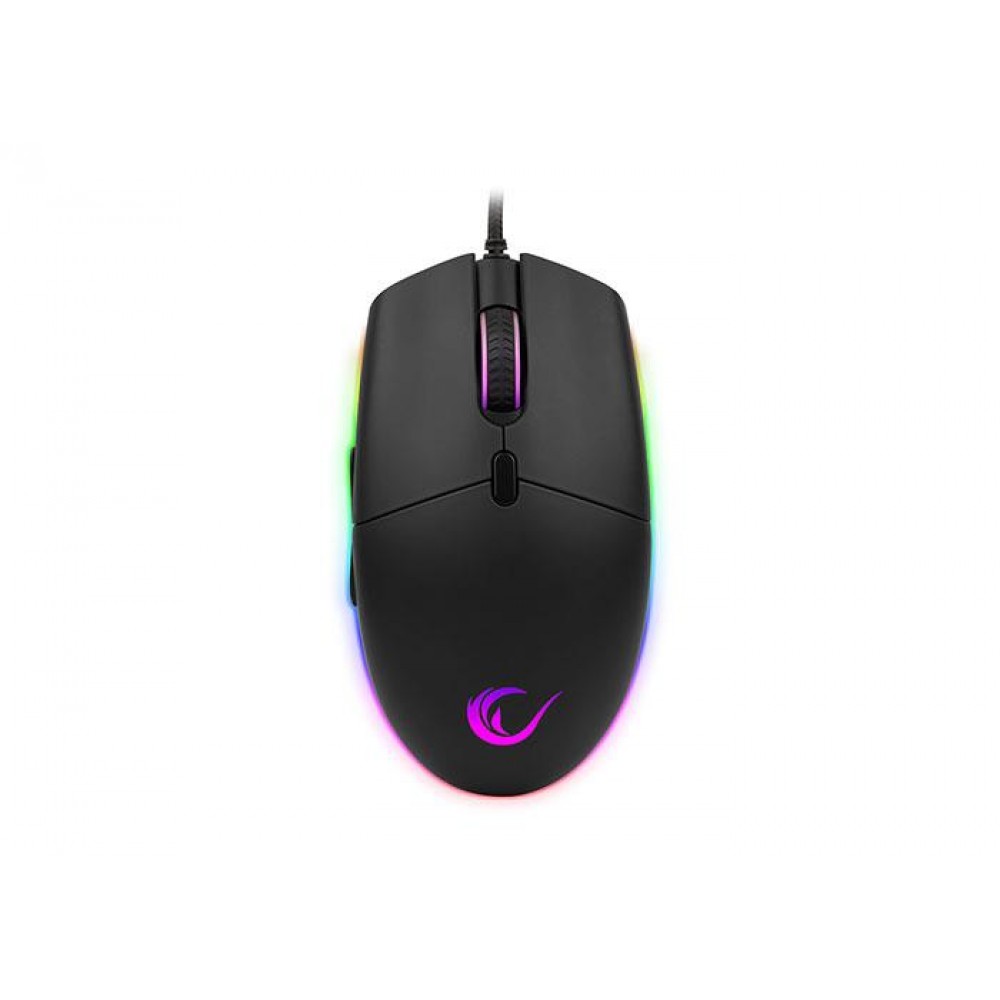Iron Mouse R63 RAMPAGE SMX-R63 GLORY USB RGB IŞIKLI 6400dpi GAMİNG OYUNCU MOUSE SİYAH