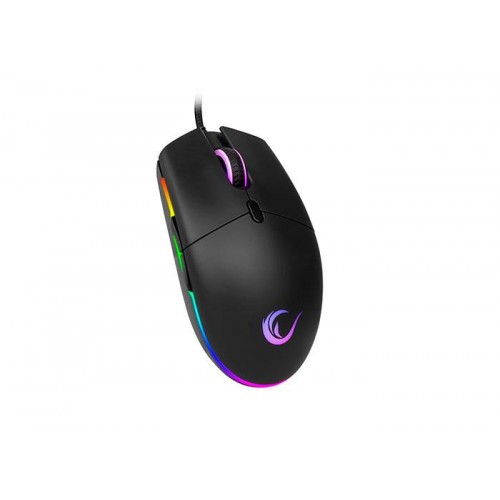 RAMPAGE SMX-R63 GLORY USB RGB IŞIKLI 6400dpi GAMİNG OYUNCU MOUSE SİYAH