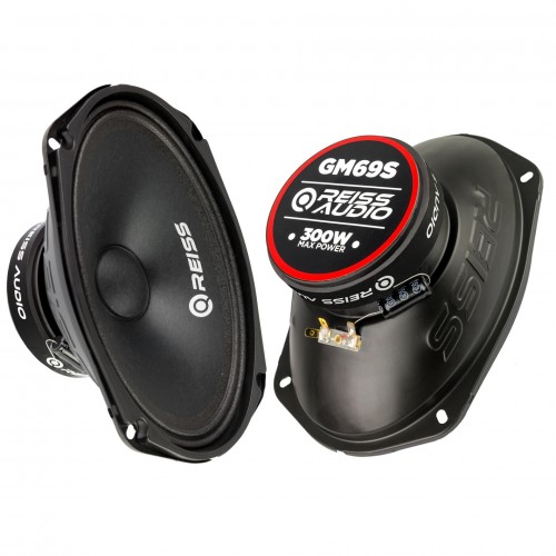 Reiss Audio Oto Midrange Oval Hoparlör Rs-Gm69S 300W Max 6X9 2 Adet Takım