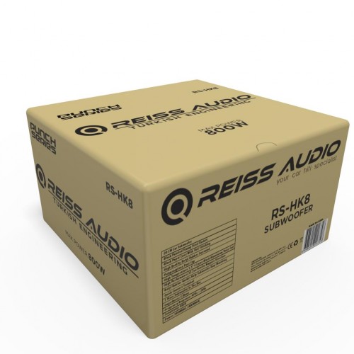 REISS AUDIO RS-HK8 20cm MAX POWER 800W OTO SUBWOOFER