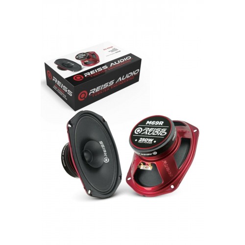 Reiss Audio RS-M69R Oto Mıdrange Oval 6x9 250W 2 Adet 2 Yollu