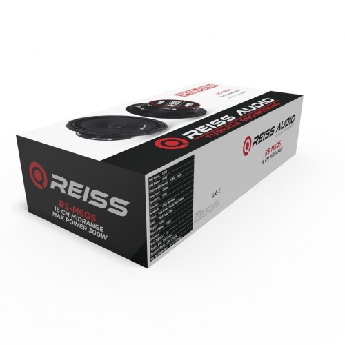 Reiss Audio Rs-m6qs 16 Cm Oto Midrange Hoparlör Çifti 600wat-240w Rms