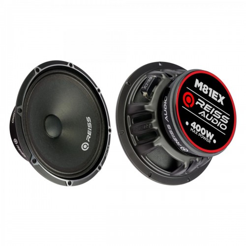 Reiss Audio RS-M81EX Midrange Hoparlör 20 cm 800W Maksimum 400 RMS Güç Kapaklı 2 Adet Takım