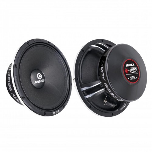 Reiss Audio RS-M88AX 20 cm Midrange Hoparlör 1400W 700 RMS Güçlü Ses Performansı 2 Adet Takım
