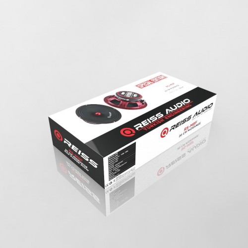 Reiss Audio RS-M8F 20cm 300w Midrange Speaker 1 Takım / 2 Adettir Kapaklar Dahildir. Yeni Seri