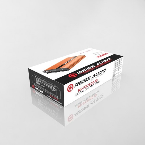 Reiss Audio Rs-px2500.1D Mono Dijital Oto Amfi 1 Ohm 2500 Watt Rms Power