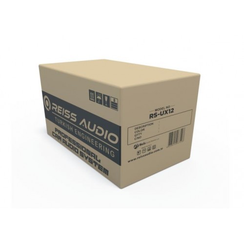 REISS AUDIO RS-UX12 30 Cm 1000 WATT OTO SUBWOOFER