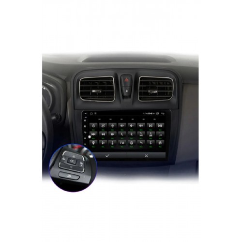 Renault Symbol 2012-2019 Uyumlu Android Multimedya Teyp | 2+32 GB | IPS Dokunmatik Ekran | OEM Araca Özel
