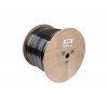 S-link SL-CAT609 305m 23AWG 0.56mm CCA Double Jack GRİ+Siyah CAT6 Kablo