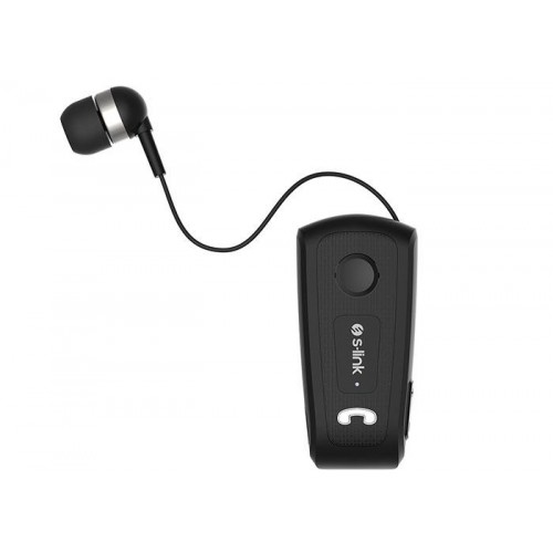 S-link SW-BT35 Mobil Uyumlu Makaralı Siyah Bluetooth Kulaklık
