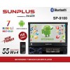 Sunplus SP-9100 Oto Teyp Indash 7 4X55W 7 Renkli  Androıd